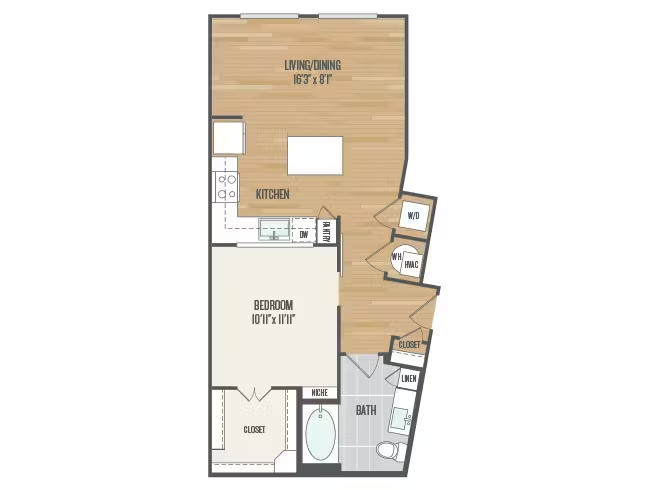 AMLI Grapevine Rise apartments Dallas Floor plan 11