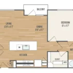 AMLI Grapevine Rise apartments Dallas Floor plan 12
