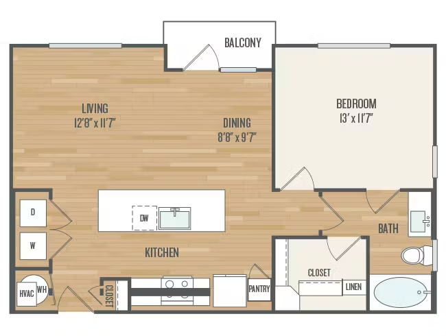 AMLI Grapevine Rise apartments Dallas Floor plan 12