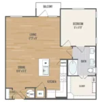 AMLI Grapevine Rise apartments Dallas Floor plan 13