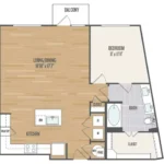 AMLI Grapevine Rise apartments Dallas Floor plan 17