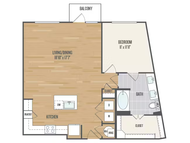 AMLI Grapevine Rise apartments Dallas Floor plan 17