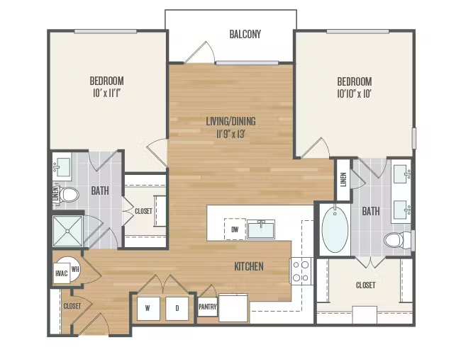 AMLI Grapevine Rise apartments Dallas Floor plan 19