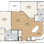 AMLI Grapevine Rise apartments Dallas Floor plan 20
