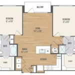 AMLI Grapevine Rise apartments Dallas Floor plan 21