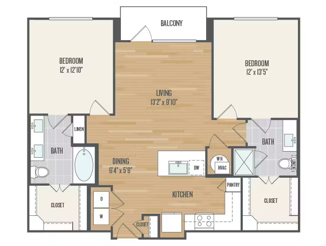 AMLI Grapevine Rise apartments Dallas Floor plan 21