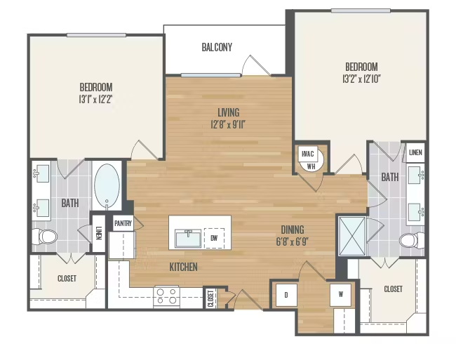 AMLI Grapevine Rise apartments Dallas Floor plan 22