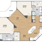 AMLI Grapevine Rise apartments Dallas Floor plan 23