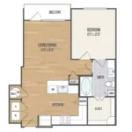 AMLI Grapevine Rise apartments Dallas Floor plan 5