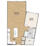 AMLI Grapevine Rise apartments Dallas Floor plan 6