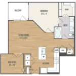 AMLI Grapevine Rise apartments Dallas Floor plan 7