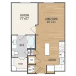 AMLI Grapevine Rise apartments Dallas Floor plan 8