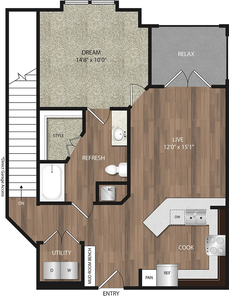 Alaqua at Frisco Rise apartments Dallas Floor plan 4