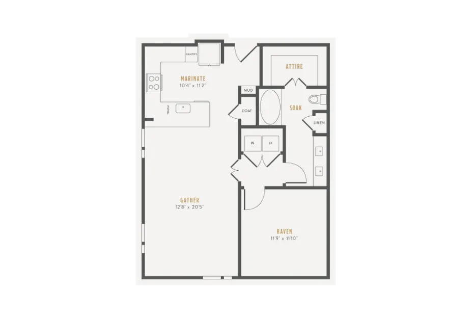 Alexan Lower Greenville Rise apartments Dallas Floor plan 12