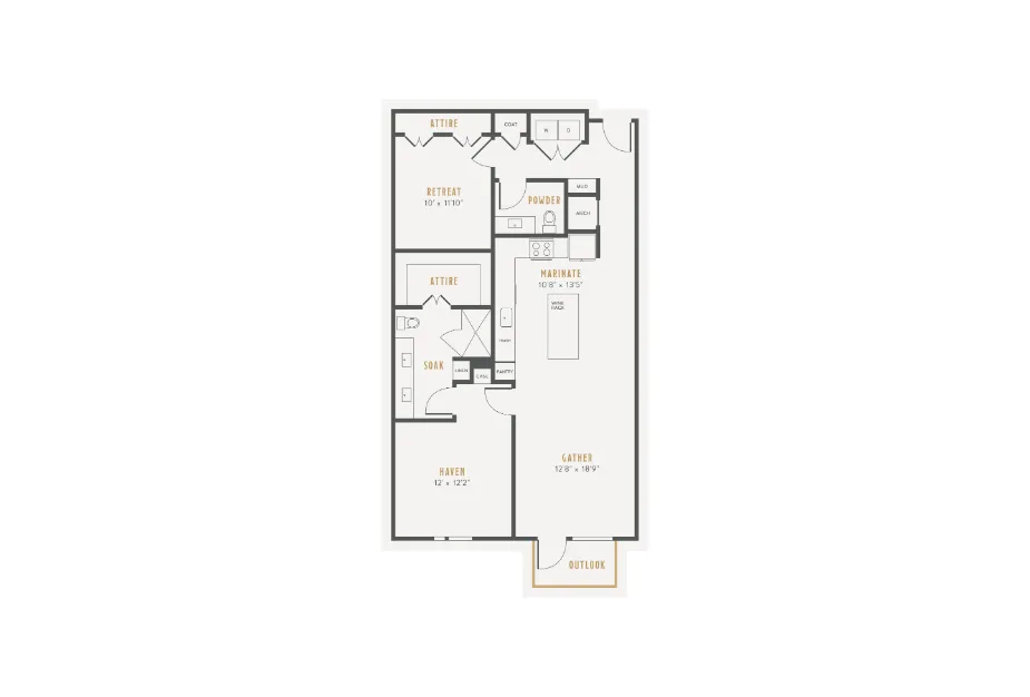 Alexan Lower Greenville Rise apartments Dallas Floor plan 26