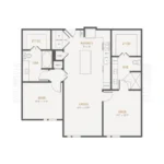 Alexan Lower Greenville Rise apartments Dallas Floor plan 27