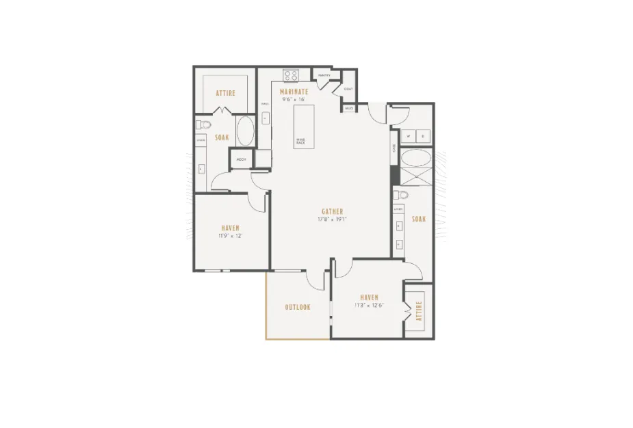Alexan Lower Greenville Rise apartments Dallas Floor plan 32
