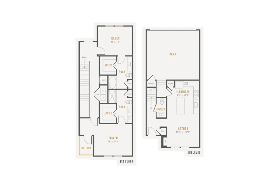 Alexan Lower Greenville Rise apartments Dallas Floor plan 33