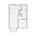 Alexan Lower Greenville Rise apartments Dallas Floor plan 9
