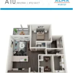 Alma Hub 121 Rise apartments Dallas Floor plan 8