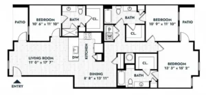 Alta Sergeant Rise apartments Houston Floor plan 8