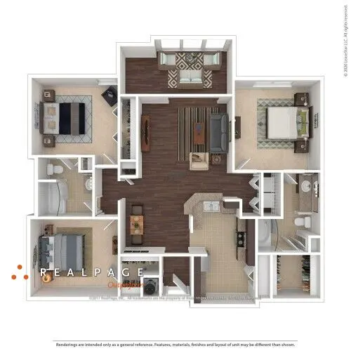Apex at Royal Oaks Rise apartments Houston Floor plan 15