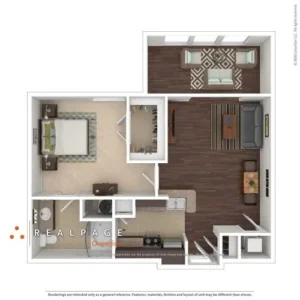 Apex at Royal Oaks Rise apartments Houston Floor plan 3
