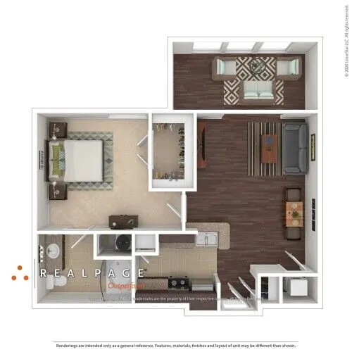 Apex at Royal Oaks Rise apartments Houston Floor plan 4