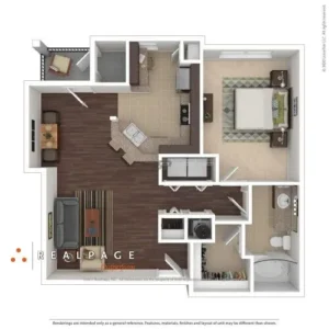 Apex at Royal Oaks Rise apartments Houston Floor plan 6