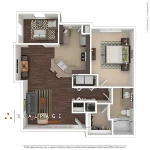 Apex at Royal Oaks Rise apartments Houston Floor plan 7