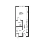 Archive Rise apartments Dallas Floor plan 1