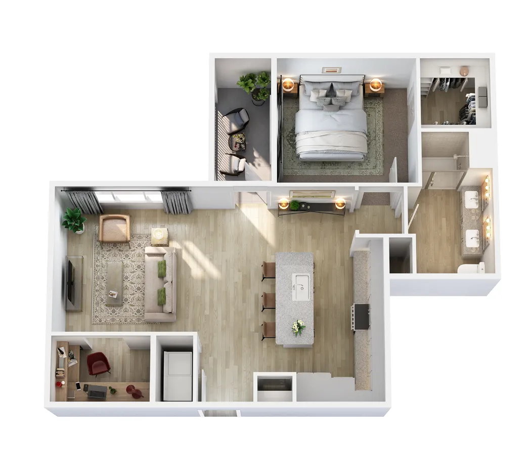 Arden at Midtown GP Rise apartments Dallas Floor plan 11