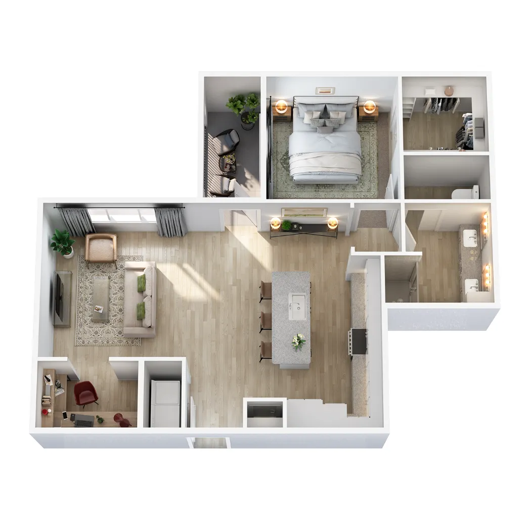 Arden at Midtown GP Rise apartments Dallas Floor plan 13