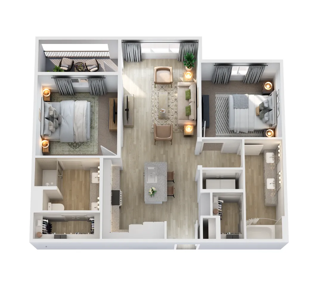Arden at Midtown GP Rise apartments Dallas Floor plan 14