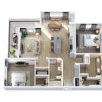 Arden at Midtown GP Rise apartments Dallas Floor plan 16