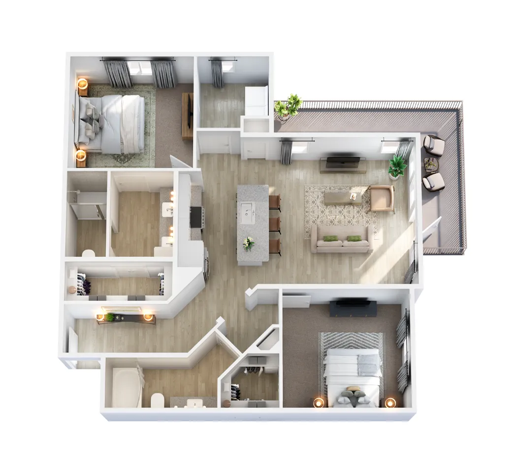 Arden at Midtown GP Rise apartments Dallas Floor plan 17
