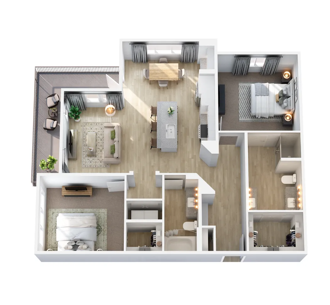 Arden at Midtown GP Rise apartments Dallas Floor plan 18