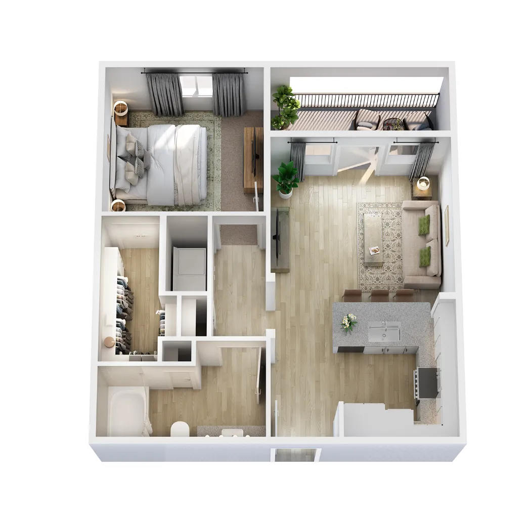Arden at Midtown GP Rise apartments Dallas Floor plan 2