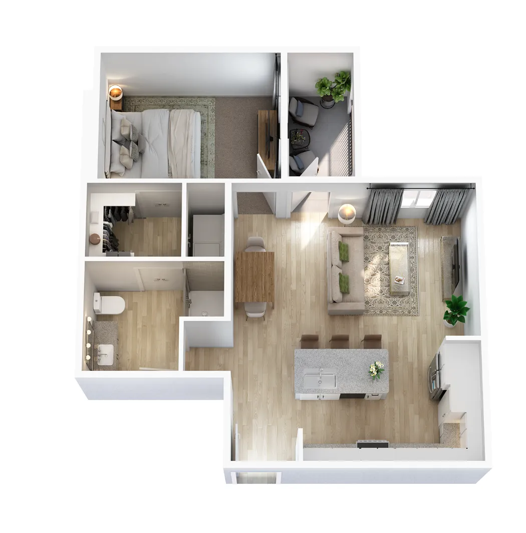 Arden at Midtown GP Rise apartments Dallas Floor plan 3