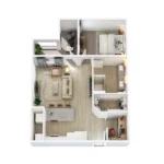 Arden at Midtown GP Rise apartments Dallas Floor plan 7