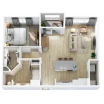 Arden at Midtown GP Rise apartments Dallas Floor plan 8