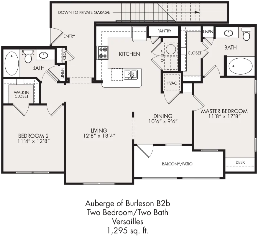Auberge of Burleson Rise apartments Dallas Floor plan 10