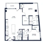 Avenir Rise apartments Austin Floor plan 13