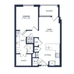 Avenir Rise apartments Austin Floor plan 3