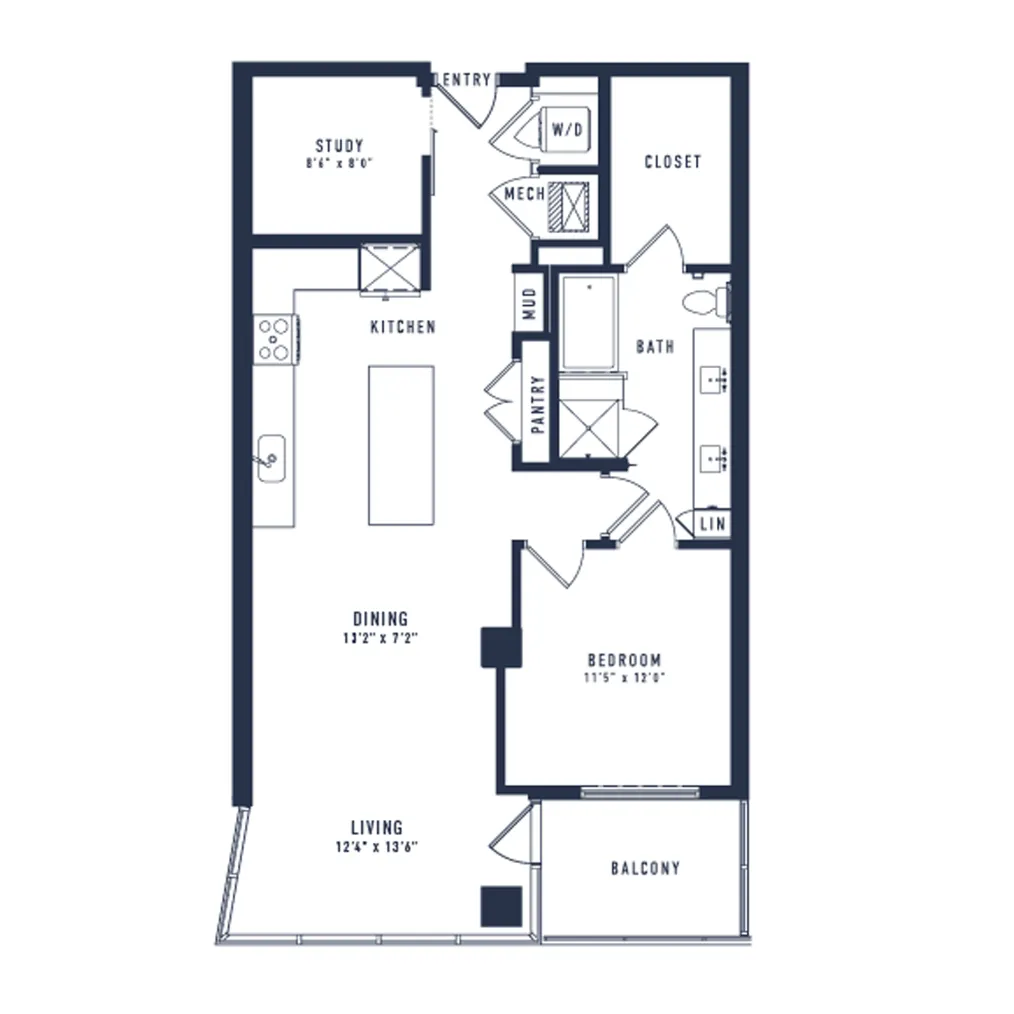 Avenir Rise apartments Austin Floor plan 9