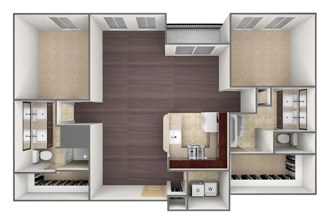 Bell Tower Reserve Rise apartments Dallas Floor plan 7