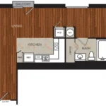 Berkshire Riverview Rise apartments Austin Floor plan 4