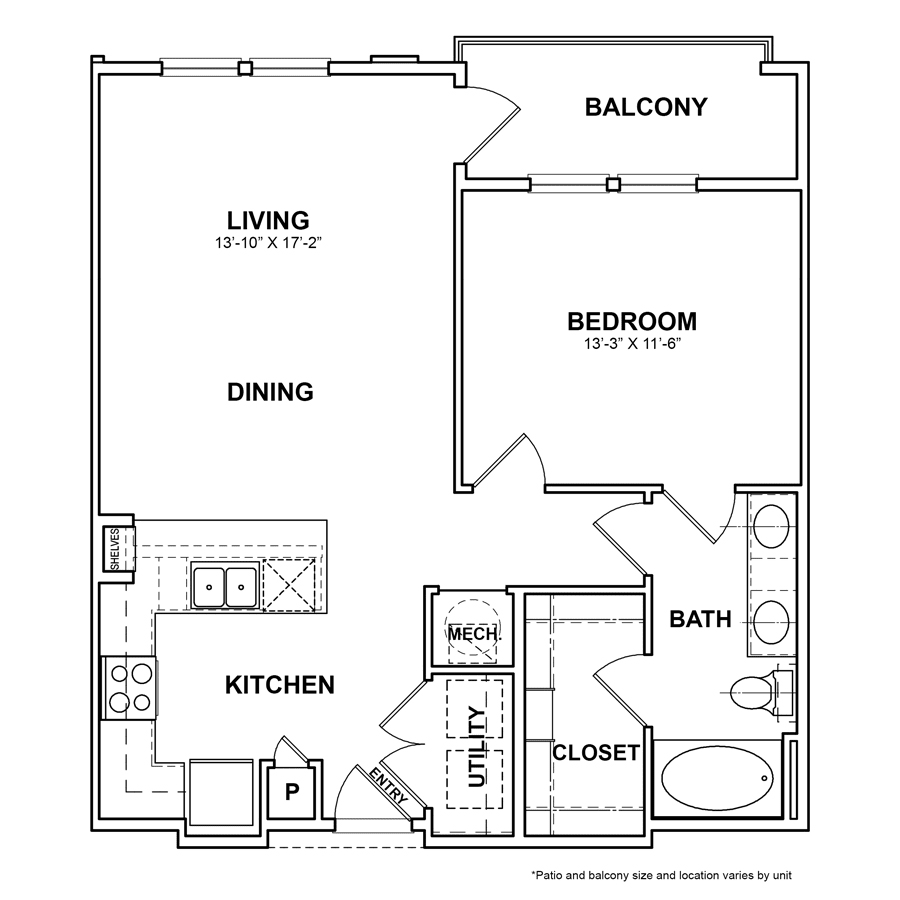 Bleecker Building at the Sound Rise apartments Dallas Floor plan 11