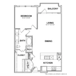 Bleecker Building at the Sound Rise apartments Dallas Floor plan 12