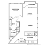 Bleecker Building at the Sound Rise apartments Dallas Floor plan 13